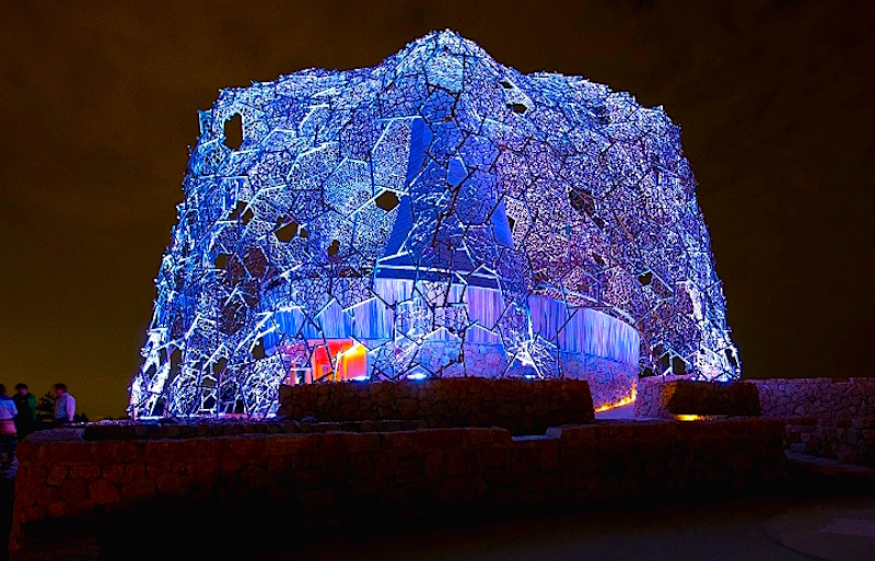 六甲山光のアート「Lightscape in Rokko」